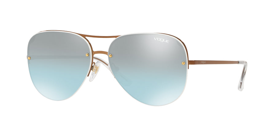 Vogue VO4080S Pilot Sunglasses  50747C-COPPER 58-14-135 - Color Map bronze/copper