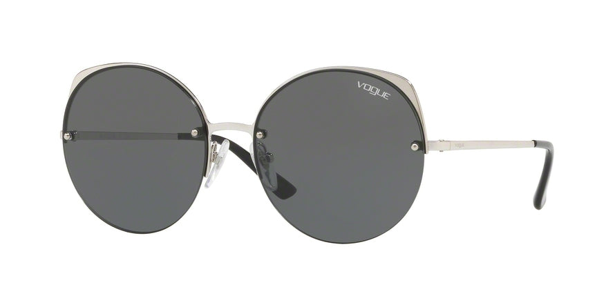 Vogue VO4081S Round Sunglasses  323/87-SILVER 55-17-135 - Color Map pink