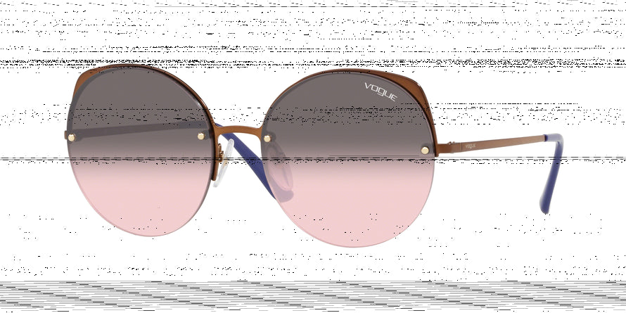 Vogue VO4081S Round Sunglasses  5074H9-COPPER 55-17-135 - Color Map pink