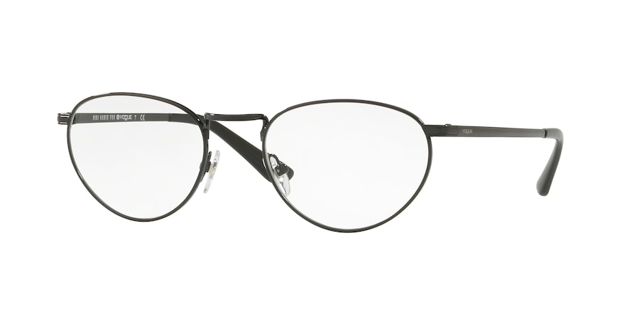 Vogue VO4084 Oval Eyeglasses  352-BLACK 52-20-135 - Color Map black