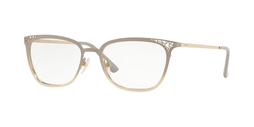 Vogue VO4103 Butterfly Eyeglasses  5088-TOP GREY GRADIENT PALE GOLD 52-17-135 - Color Map grey