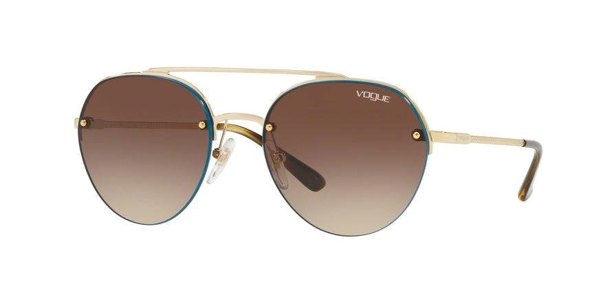 Vogue VO4113S Phantos Sunglasses  848/13-PALE GOLD 54-18-135 - Color Map gold