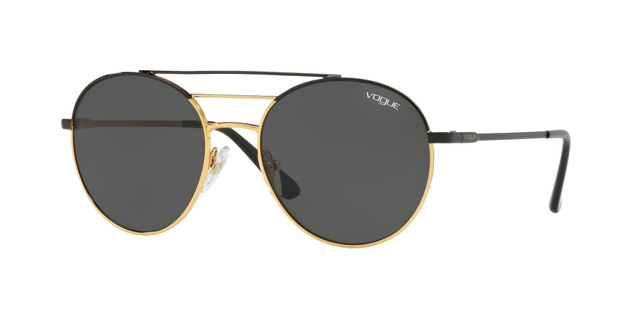 Vogue VO4117S Phantos Sunglasses  280/87-BLACK/GOLD 54-18-135 - Color Map black