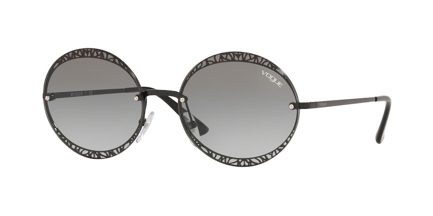 Vogue VO4118S Oval Sunglasses  352/11-BLACK 56-18-135 - Color Map black