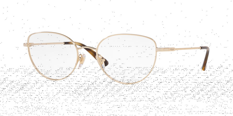 Vogue VO4128 Cat Eye Eyeglasses  848-PALE GOLD 52-18-135 - Color Map gold