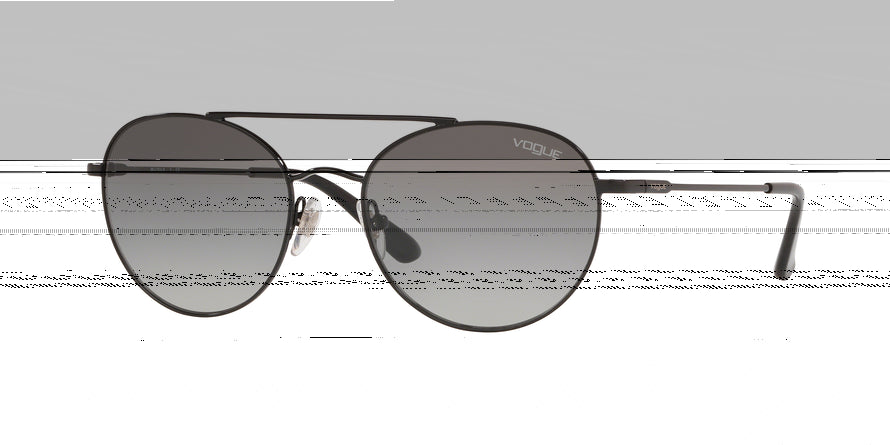 Vogue VO4129S Oval Sunglasses  352/11-BLACK 53-18-135 - Color Map black