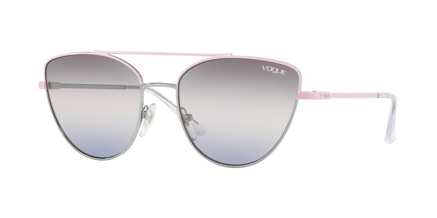Vogue VO4130S Cat Eye Sunglasses  548/0J-PINK/GUNMETAL 56-18-135 - Color Map pink