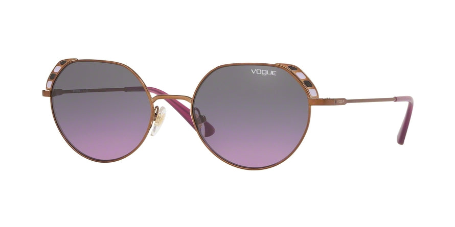 Vogue VO4133S Pillow Sunglasses  507490-COPPER 53-19-135 - Color Map bronze/copper