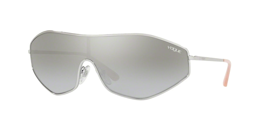 Vogue G-VISION VO4137S Irregular Sunglasses  323/6V-SILVER 34-134-120 - Color Map silver
