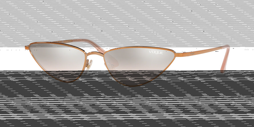 Vogue LA FAYETTE VO4138S Cat Eye Sunglasses  50758Z-ROSE GOLD 56-16-135 - Color Map pink