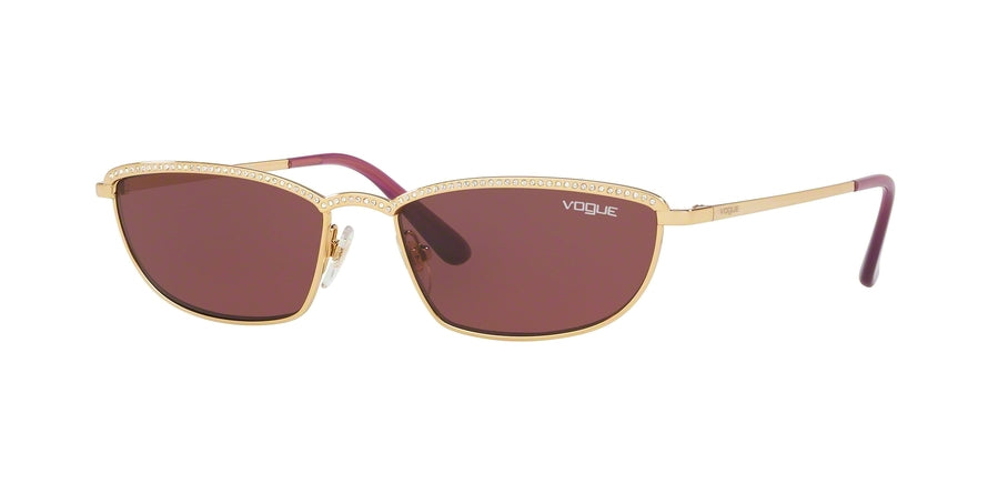 Vogue TAURA VO4139SB Pillow Sunglasses  280/69-GOLD 54-16-135 - Color Map gold