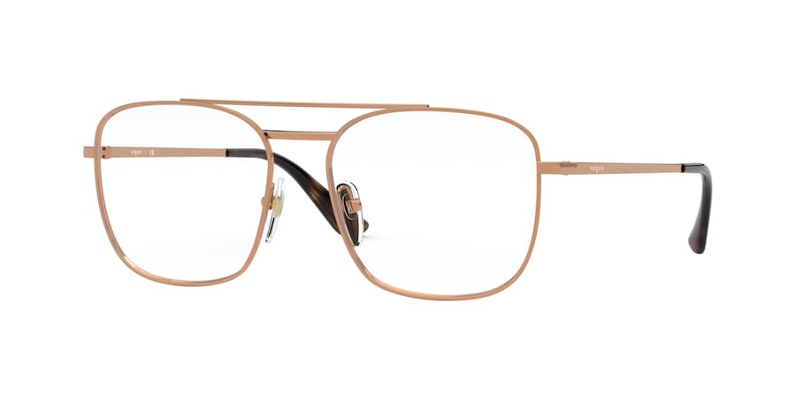 Vogue 23RD STREET VO4140M Square Eyeglasses  5075-ROSE GOLD 53-16-135 - Color Map pink
