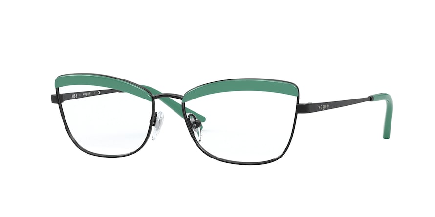 Vogue VO4164 Butterfly Eyeglasses  352-BLACK 53-15-135 - Color Map black