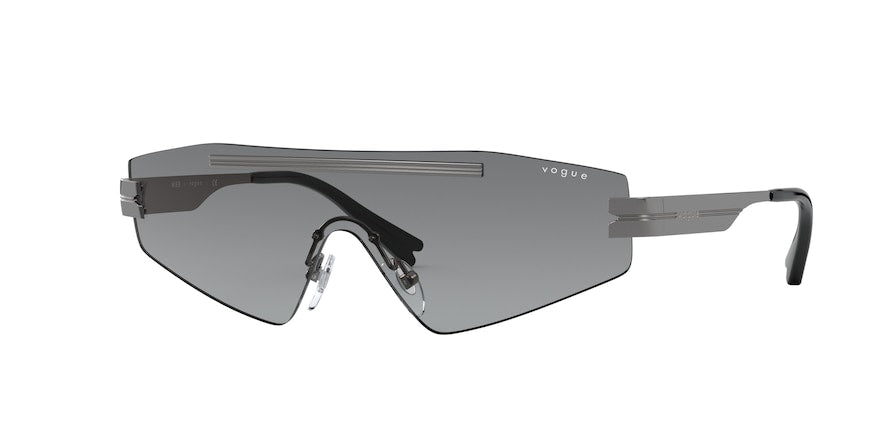 Vogue VO4165S Rectangle Sunglasses  548/11-GUNMETAL 29-129-130 - Color Map gunmetal