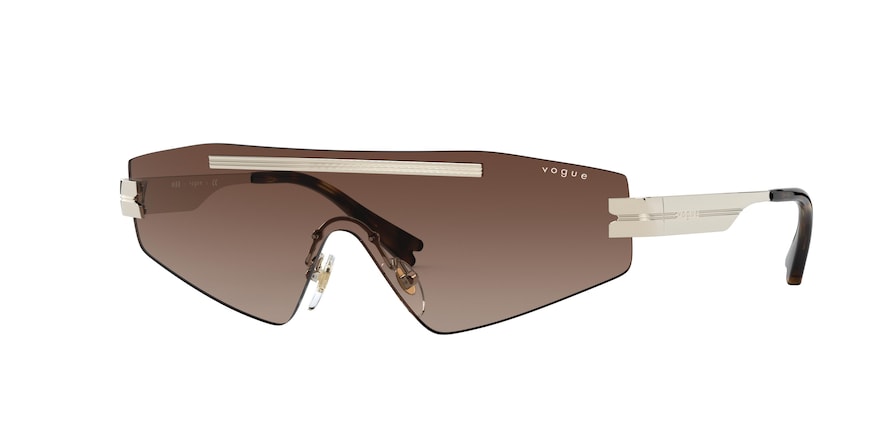 Vogue VO4165S Rectangle Sunglasses  848/13-PALE GOLD 29-129-130 - Color Map gold