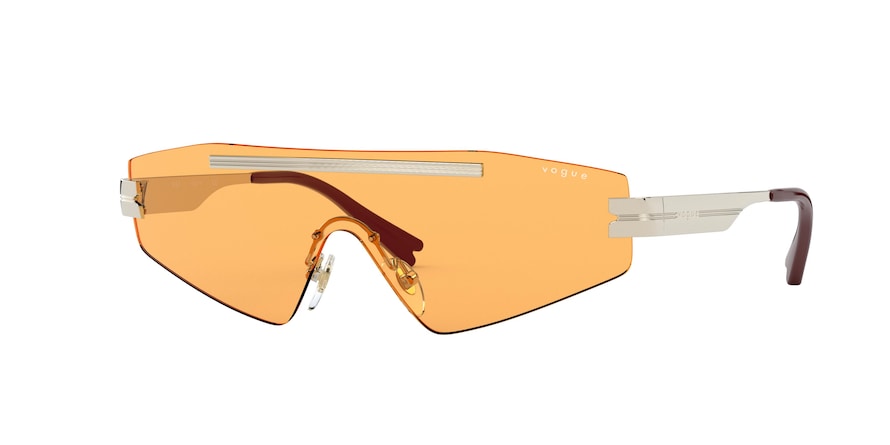 Vogue VO4165S Rectangle Sunglasses  848/7-PALE GOLD 29-129-130 - Color Map gold