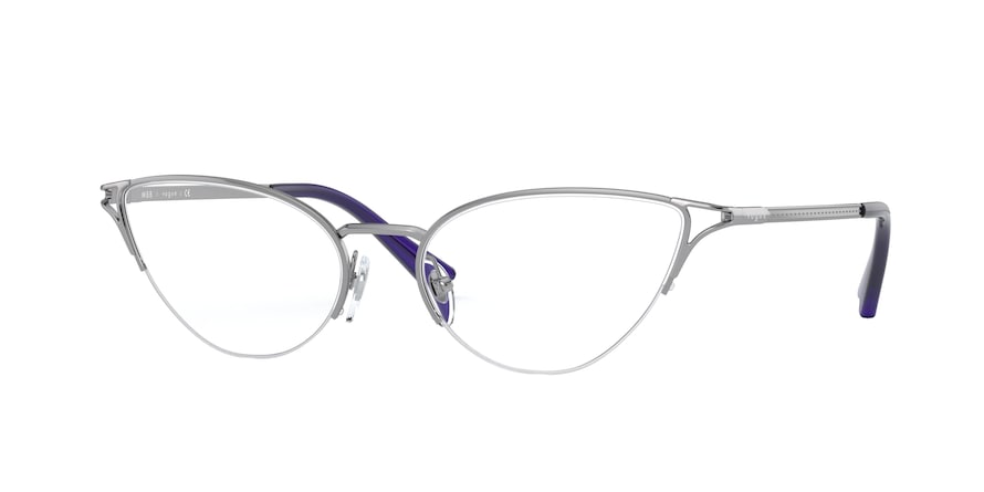 Vogue VO4168 Cat Eye Eyeglasses  548-GUNMETAL 54-17-130 - Color Map gunmetal