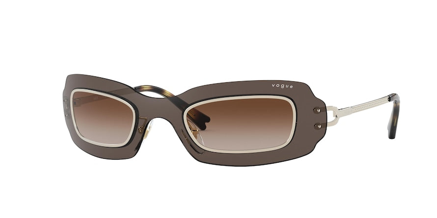 Vogue VO4169S Pillow Sunglasses  848/13-PALE GOLD 33-133-120 - Color Map gold