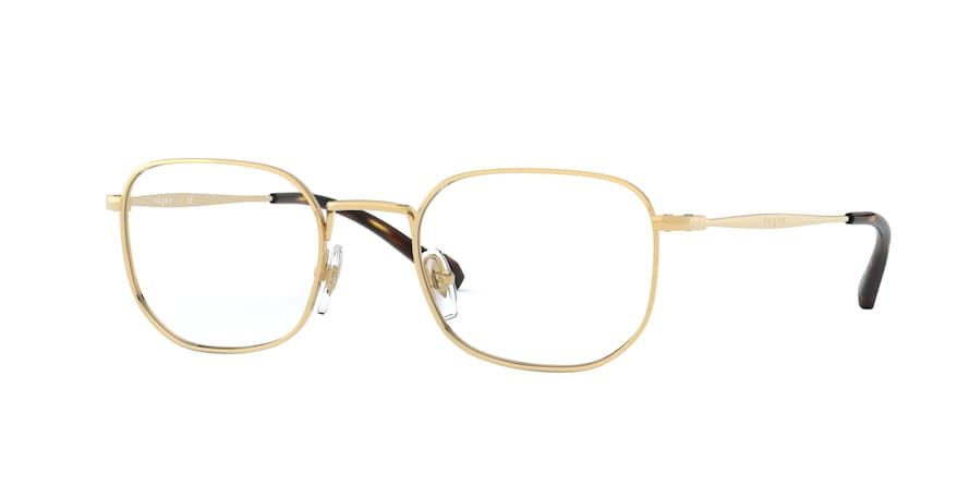 Vogue VO4172 Rectangle Eyeglasses  280-GOLD 49-21-145 - Color Map gold