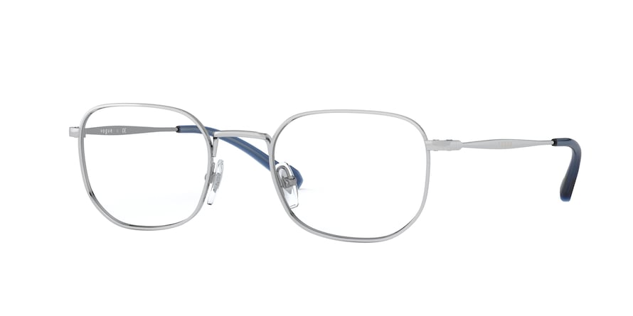 Vogue VO4172 Rectangle Eyeglasses  323-SILVER 49-21-145 - Color Map silver