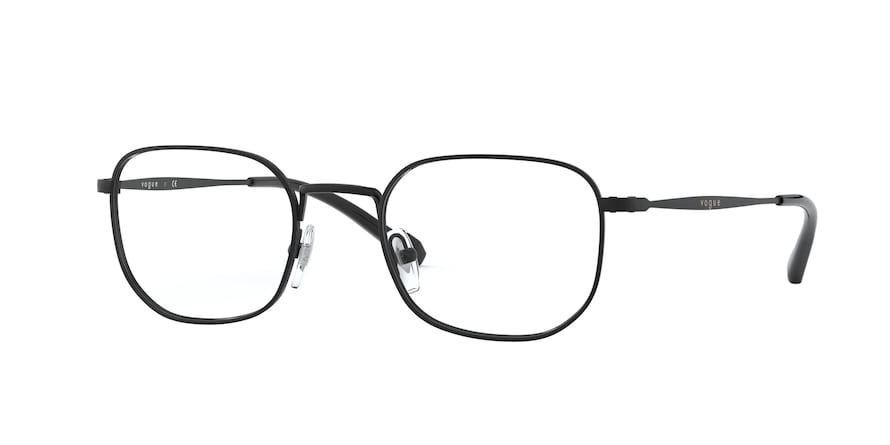 Vogue VO4172 Rectangle Eyeglasses  352-BLACK 49-21-145 - Color Map black
