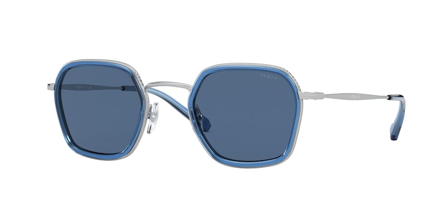 Vogue VO4174S Square Sunglasses  323/80-SILVER 47-24-145 - Color Map silver