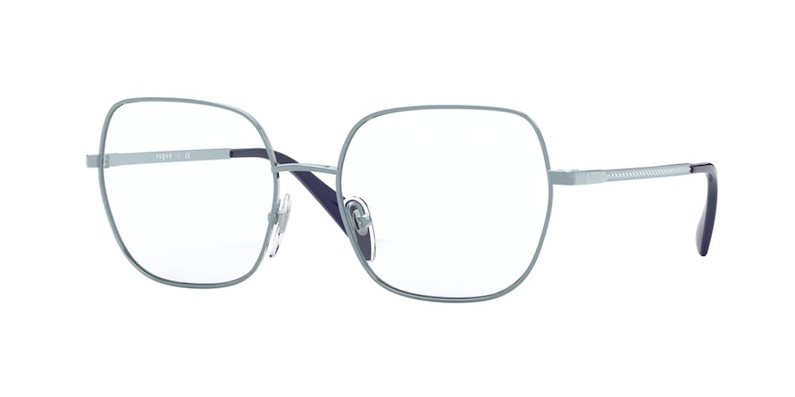 Vogue VO4181B Square Eyeglasses  5125-MILKY BLUE 53-17-135 - Color Map blue