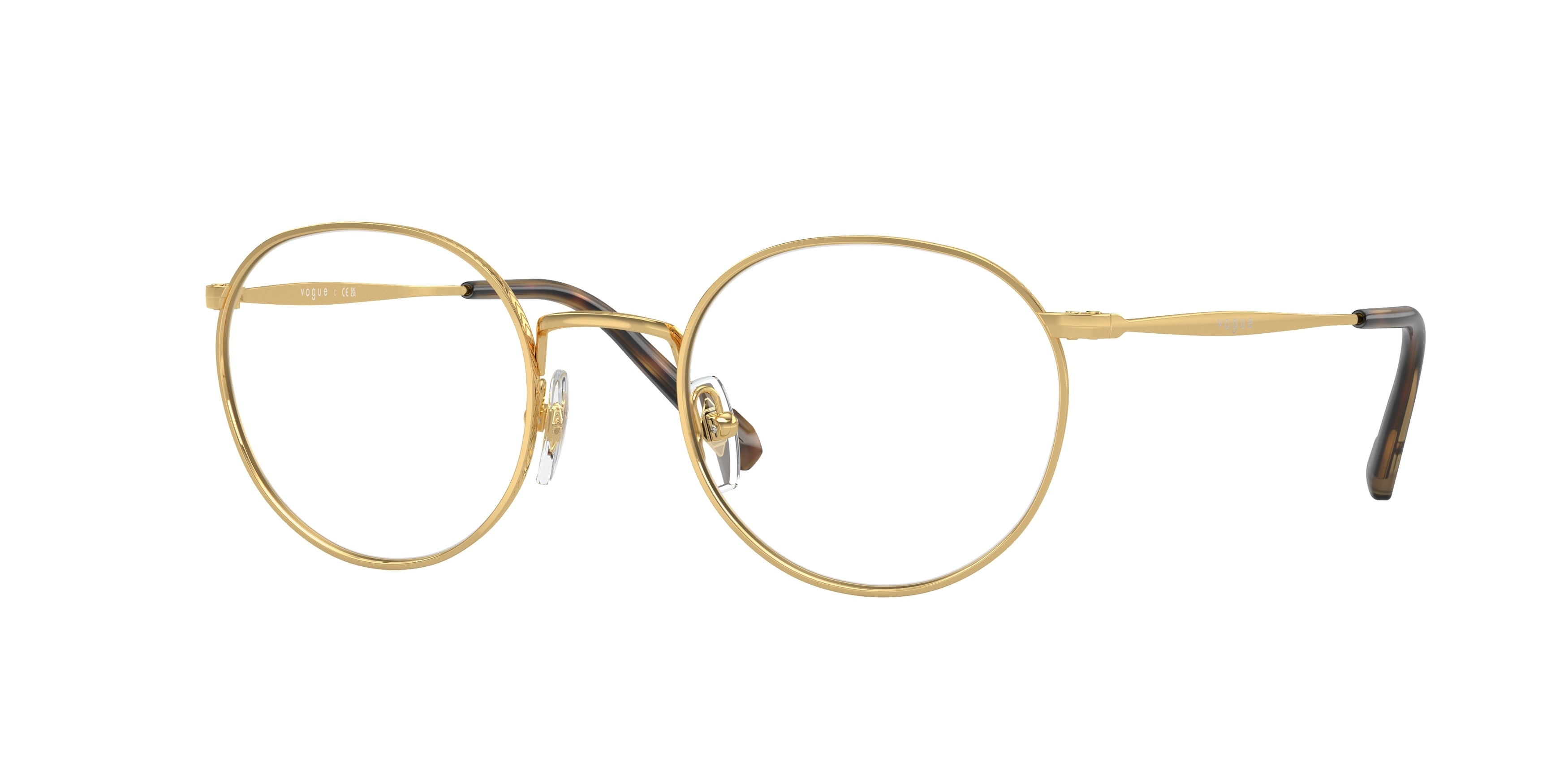 Vogue VO4183 Phantos Eyeglasses  280-Gold 51-145-21 - Color Map Gold