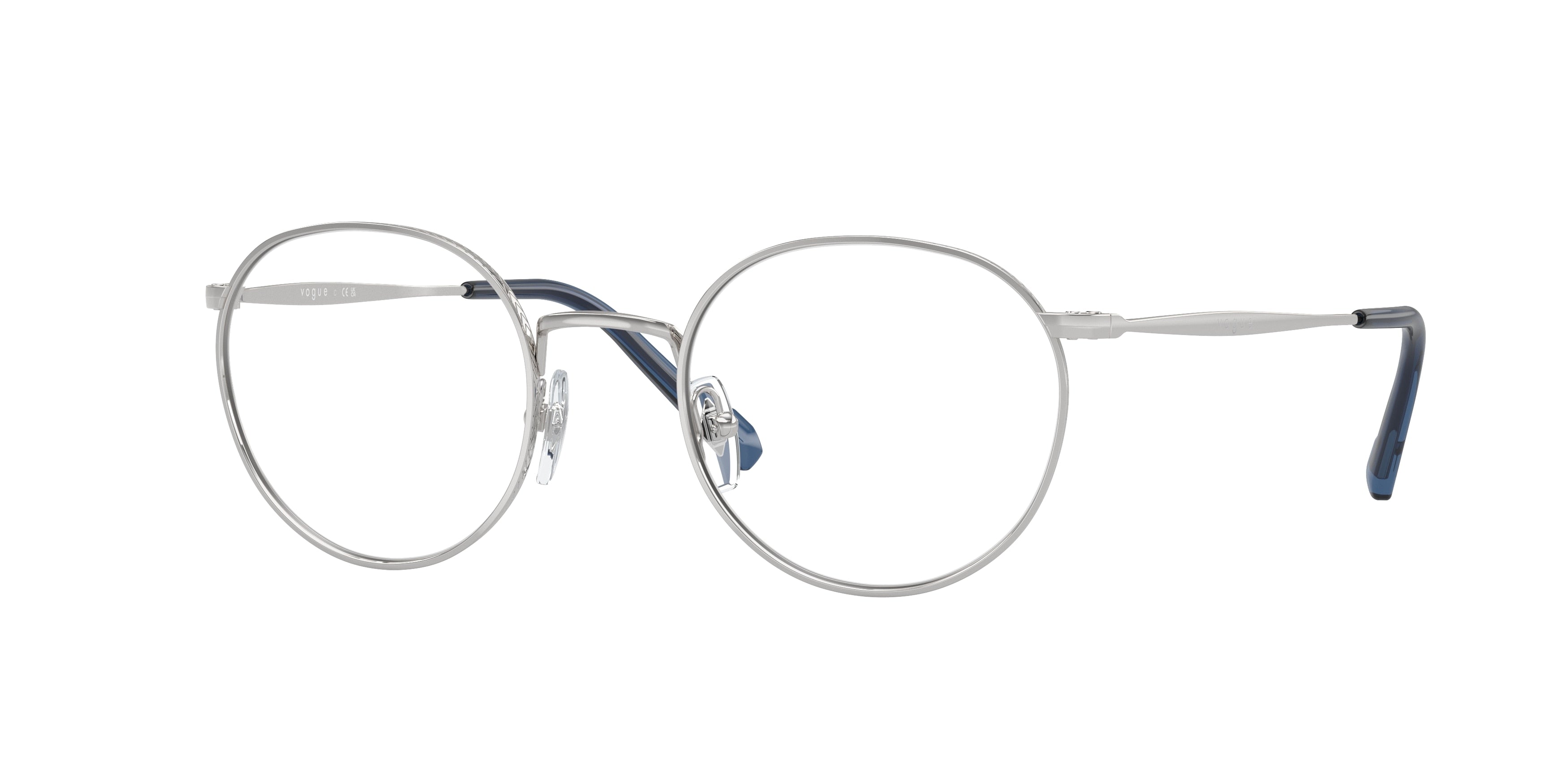 Vogue VO4183 Phantos Eyeglasses  323-Silver 51-145-21 - Color Map Silver
