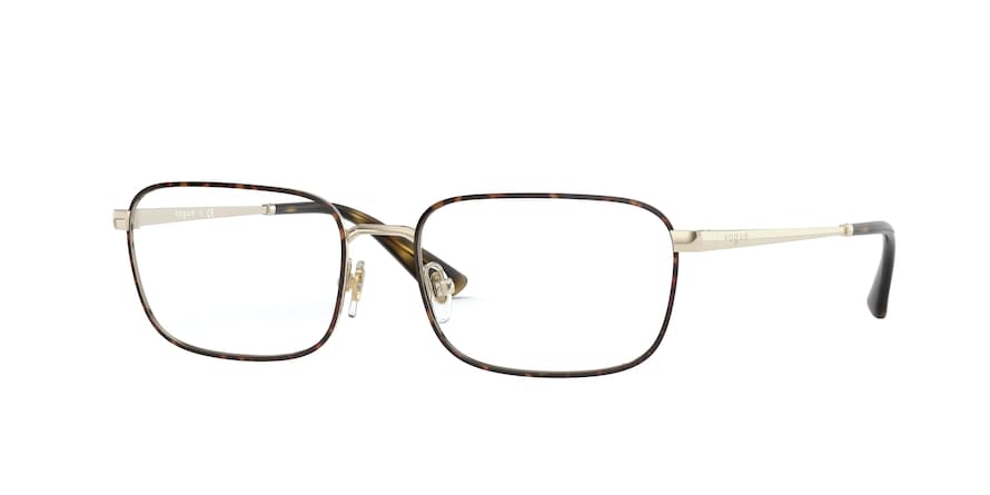 Vogue VO4191 Pillow Eyeglasses  5078-TOP HAVANA/PALE GOLD 52-16-135 - Color Map havana