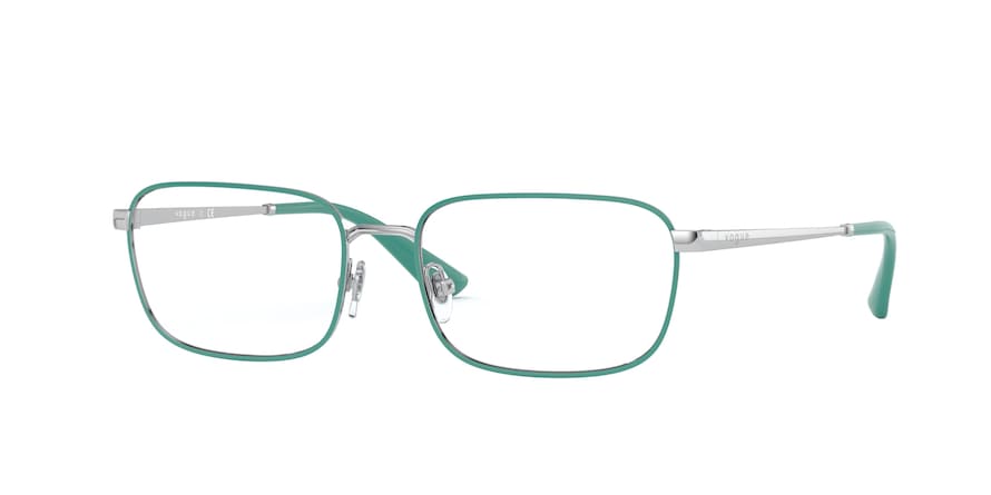 Vogue VO4191 Pillow Eyeglasses  5122-TOP TURQUOISE/SILVER 52-16-135 - Color Map blue