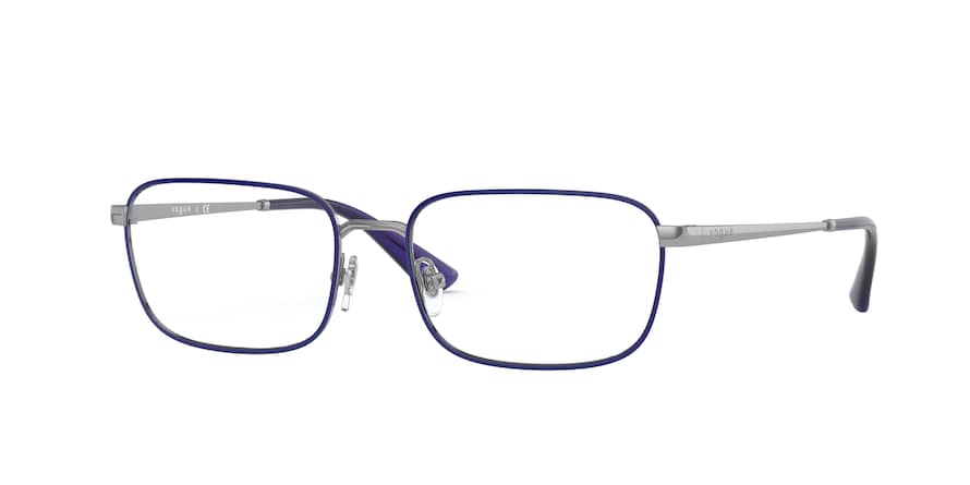 Vogue VO4191 Pillow Eyeglasses  548-TOP GUNMETAL/DARK VIOLET 52-16-135 - Color Map violet