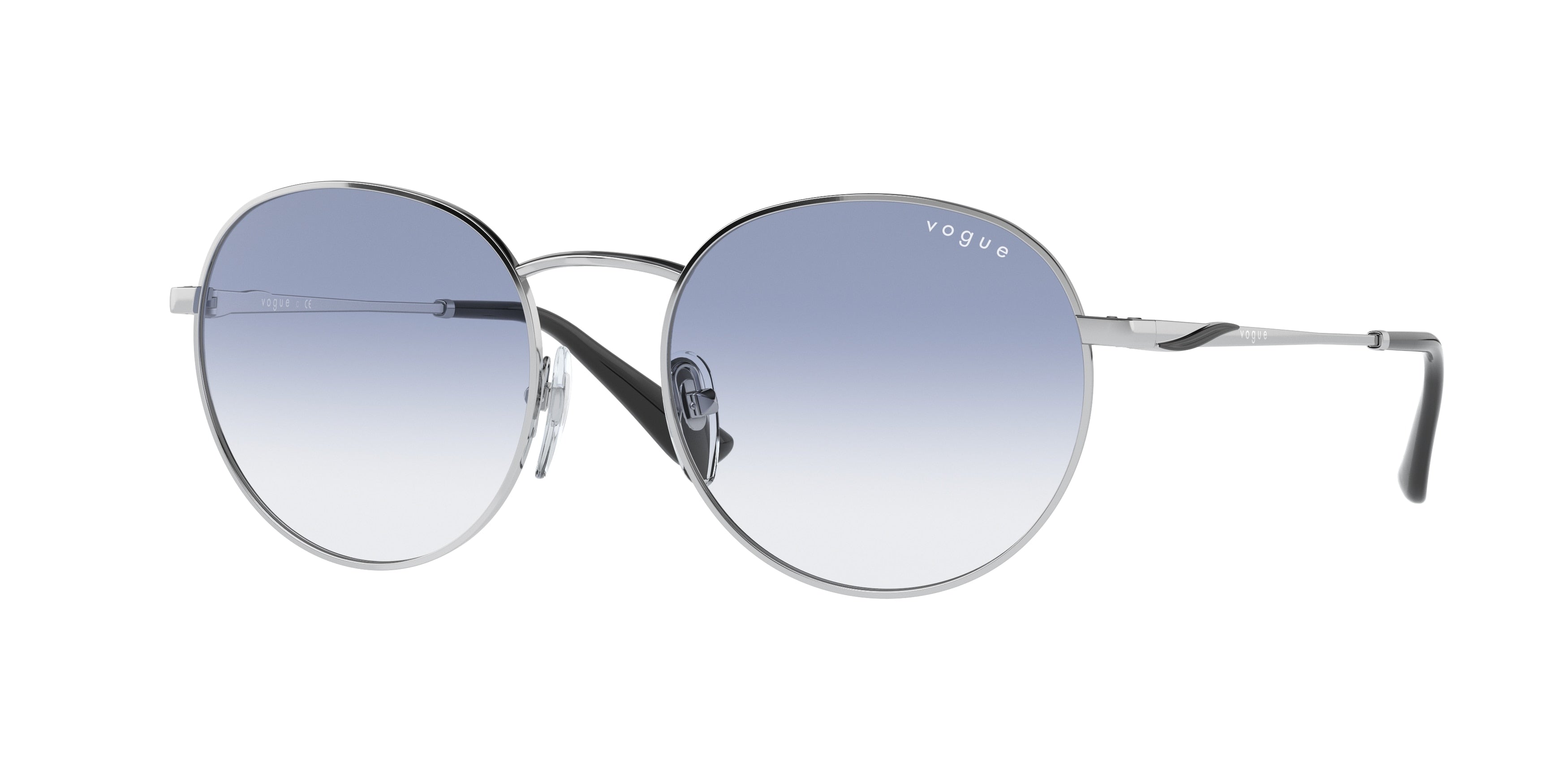 Vogue VO4206S Pillow Sunglasses  323/19-Silver 53-140-19 - Color Map Silver