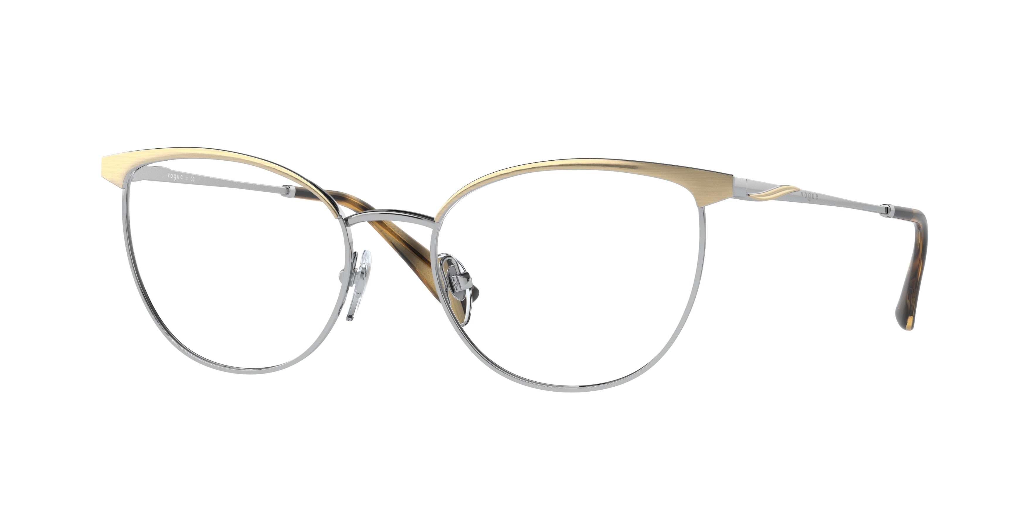 Vogue VO4208 Butterfly Eyeglasses  280-Top Gold/Silver 52-140-18 - Color Map Gold