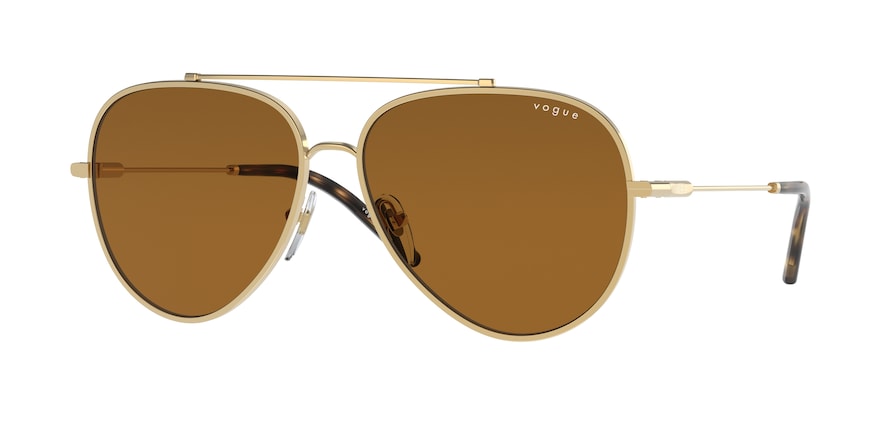Vogue VO4212S Pilot Sunglasses  280/83-GOLD 59-14-140 - Color Map gold