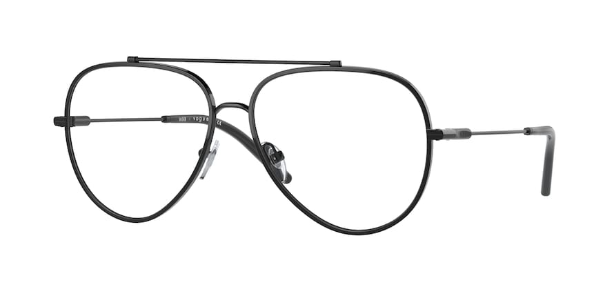 Vogue VO4213 Pilot Eyeglasses  352-BLACK 57-14-140 - Color Map black