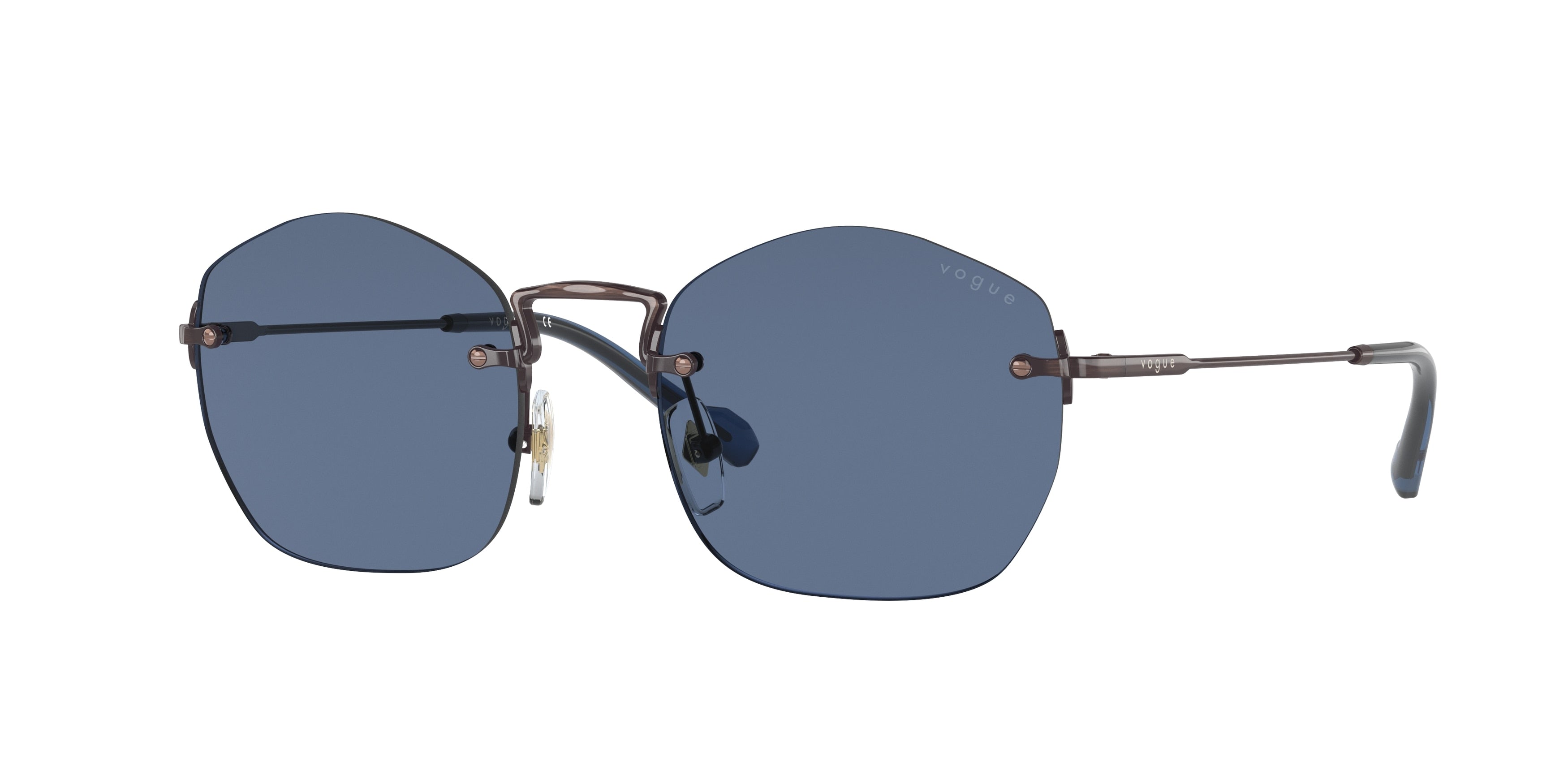 Vogue VO4216S Irregular Sunglasses  513580-Copper Antique 51-145-19 - Color Map Copper