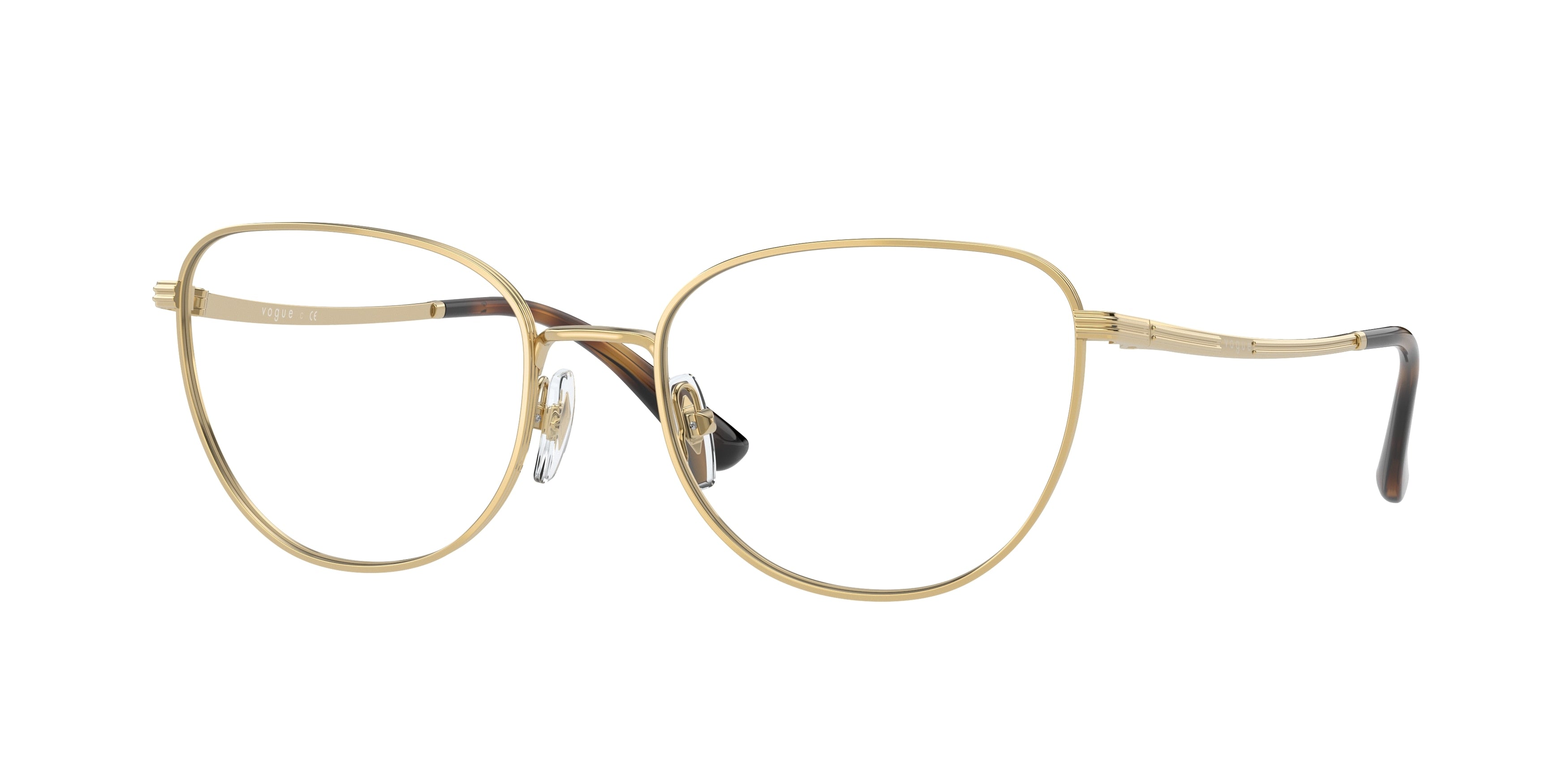 Vogue VO4229 Butterfly Eyeglasses  280-Gold 53-140-18 - Color Map Gold