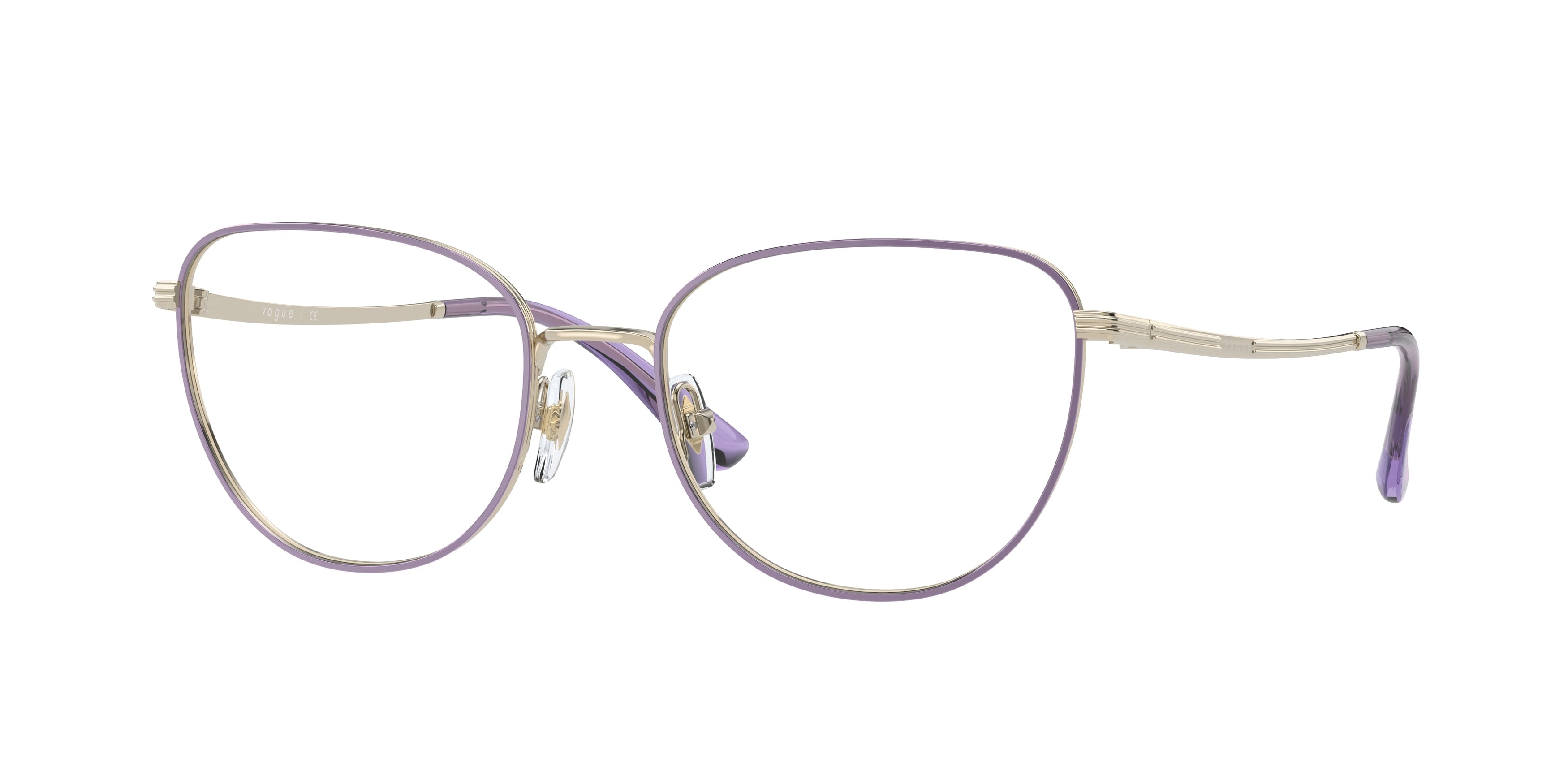 Vogue VO4229 Butterfly Eyeglasses  5141-Top Violet/Pale Gold 53-140-18 - Color Map Violet