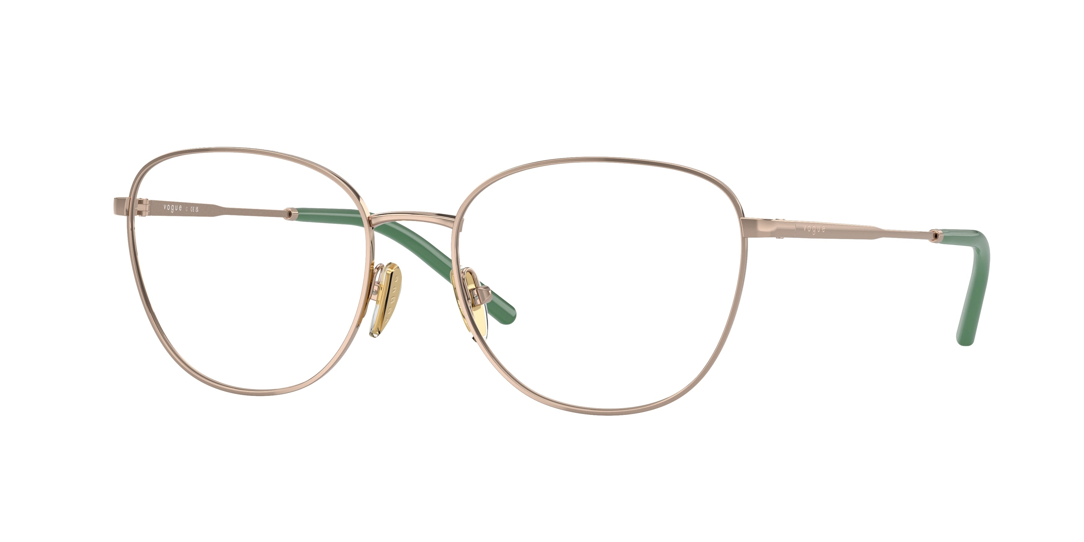 Vogue VO4231 Butterfly Eyeglasses  5186-Light Brown 53-135-17 - Color Map Brown