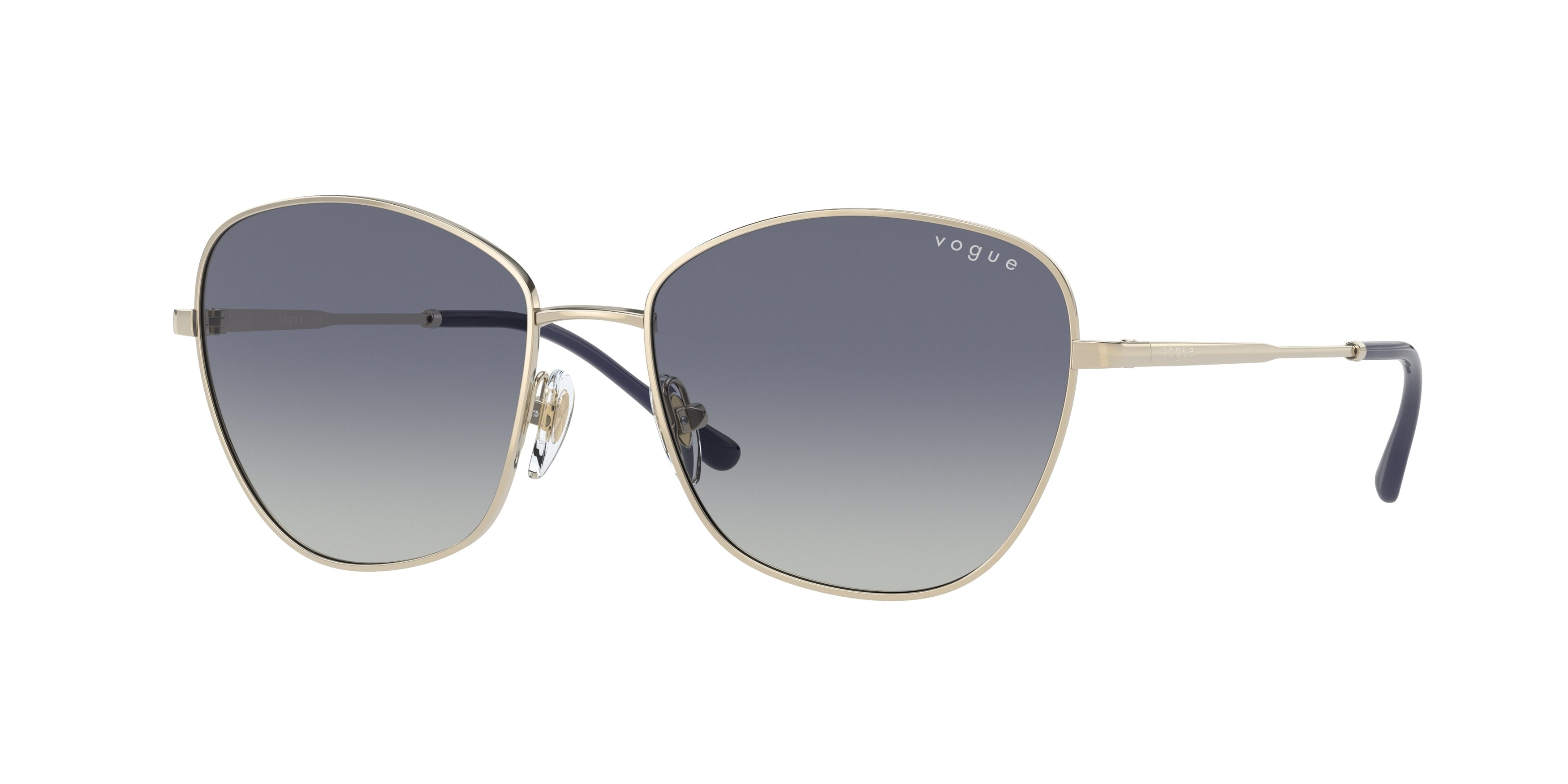Vogue VO4232S Butterfly Sunglasses  848/4L-Pale Gold 53-135-16 - Color Map Gold