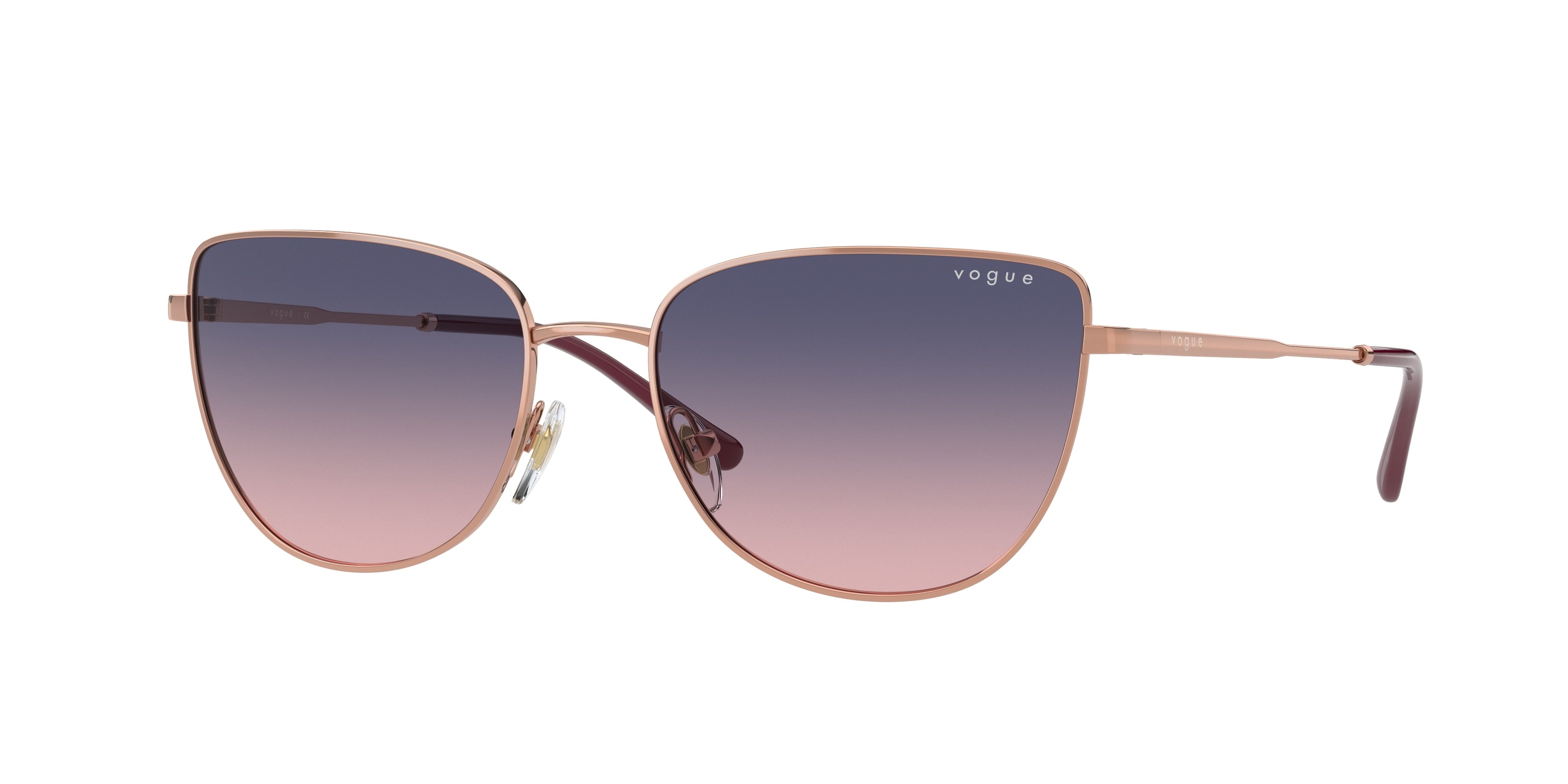 Vogue VO4233S Butterfly Sunglasses  5152I6-Rose Gold 54-135-17 - Color Map Gold