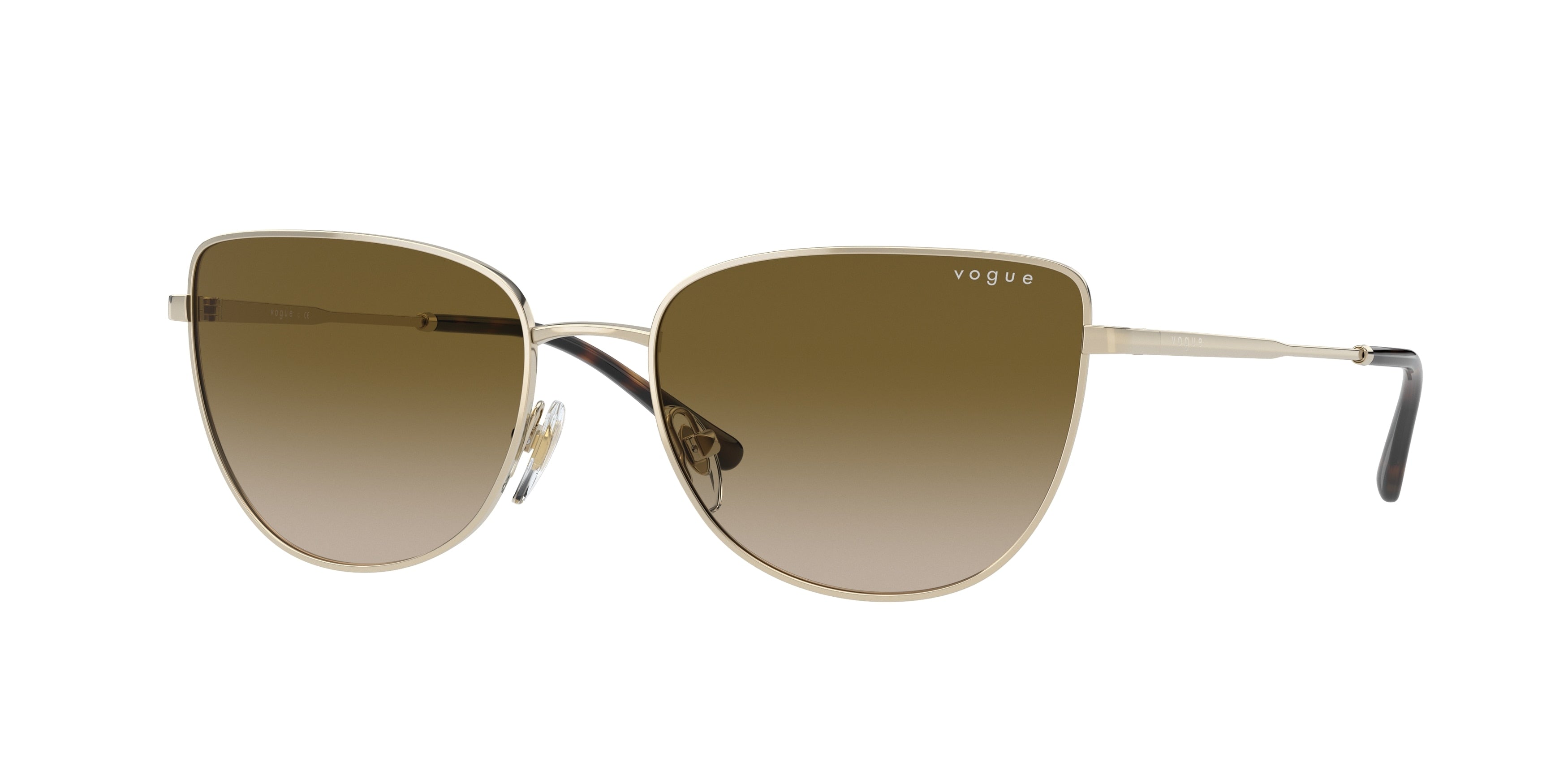 Vogue VO4233S Butterfly Sunglasses  848/6K-Pale Gold 54-135-17 - Color Map Gold