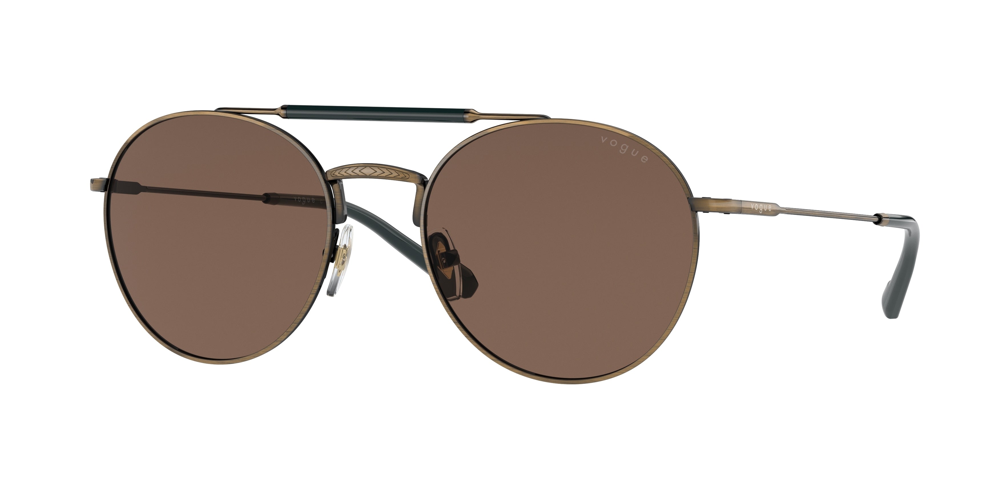 Vogue VO4240S Phantos Sunglasses  513773-Gold Antique 54-145-20 - Color Map Gold