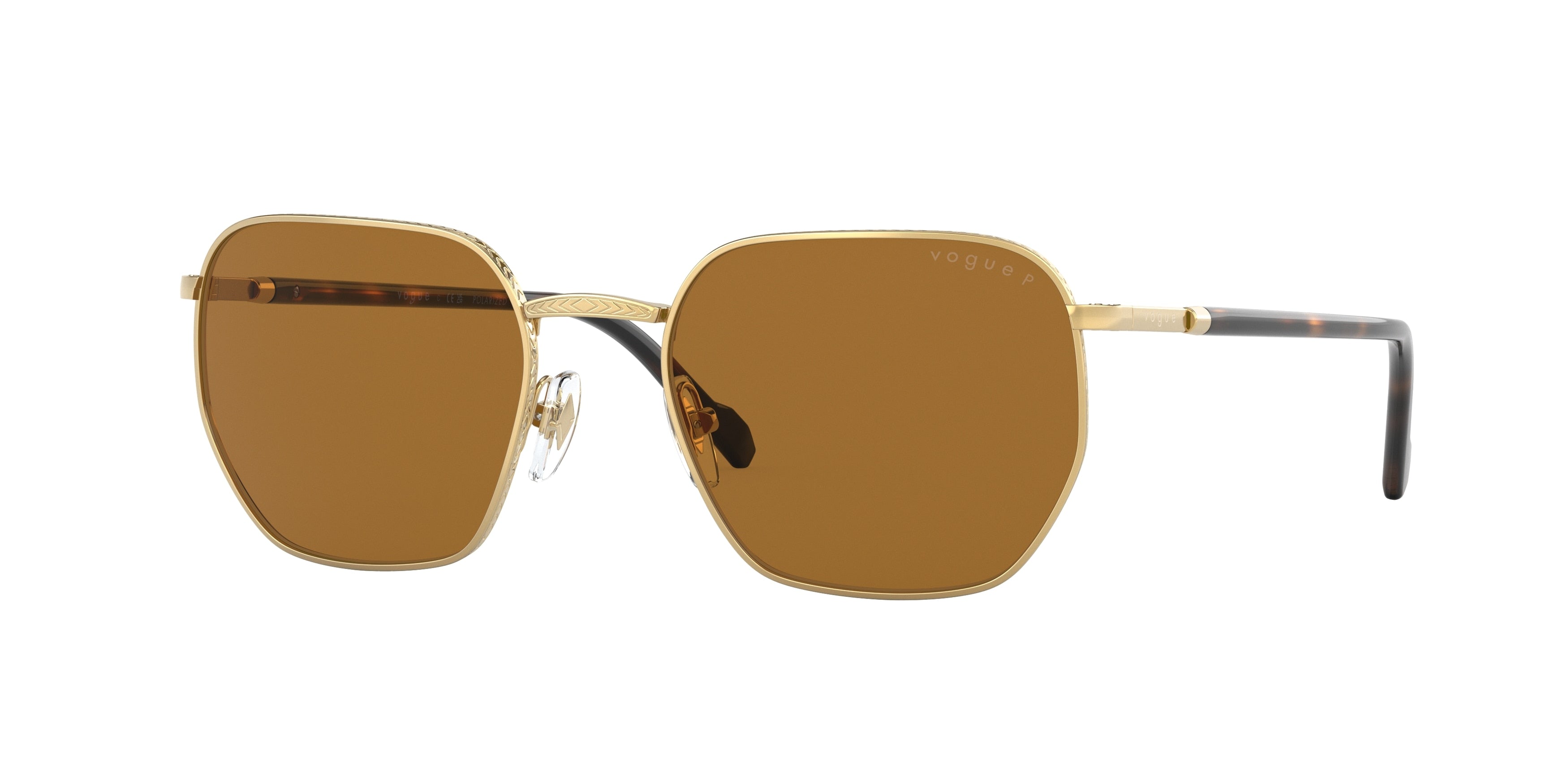 Vogue VO4257S Irregular Sunglasses  280/83-Gold 52-145-19 - Color Map Gold