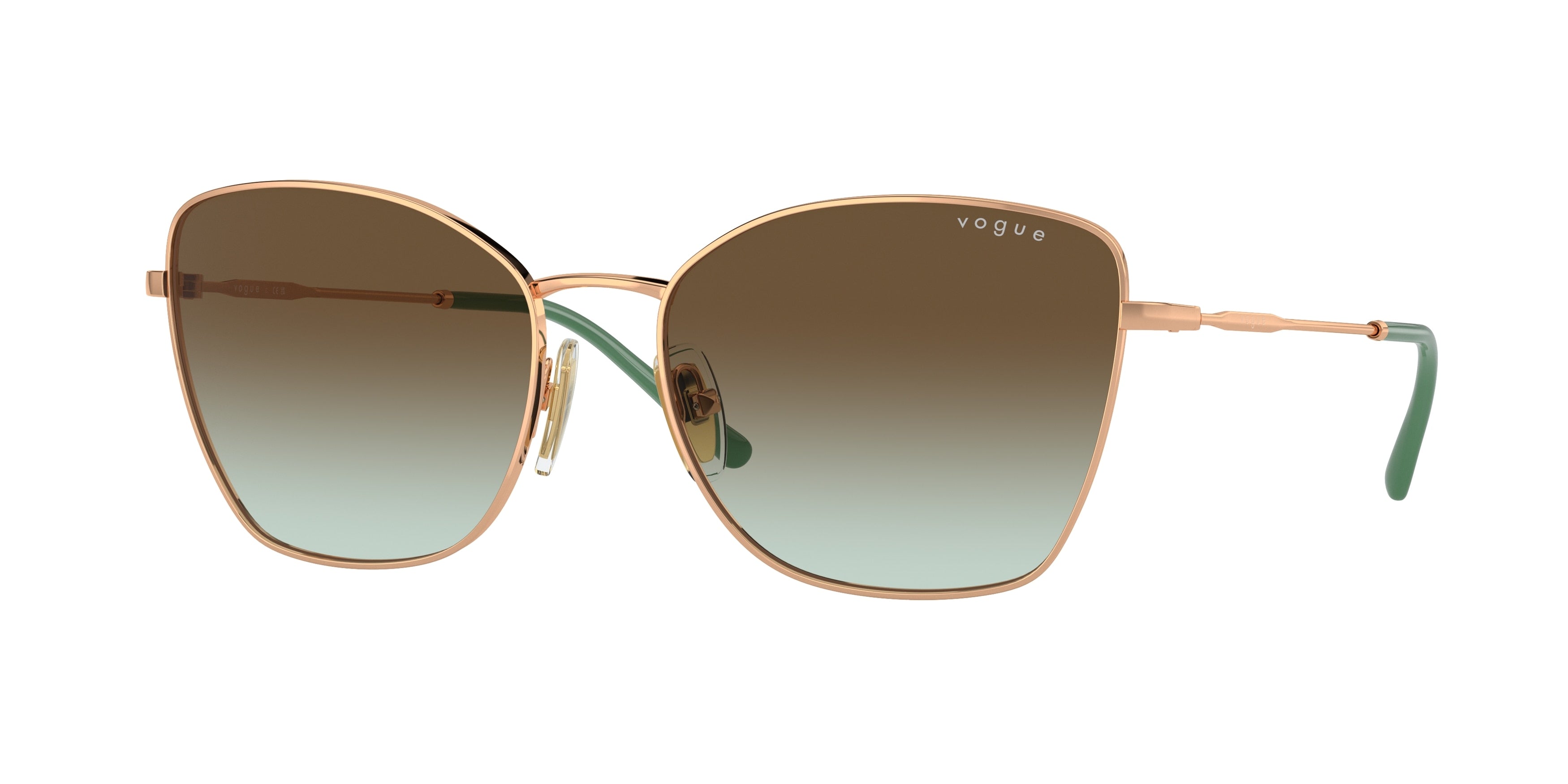 Vogue VO4279S Butterfly Sunglasses  5152E8-Rose Gold 58-140-17 - Color Map Gold