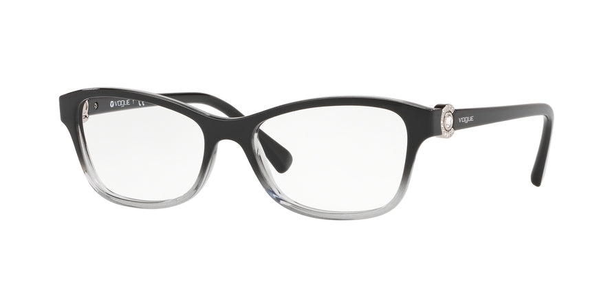 Vogue VO5002B Butterfly Eyeglasses  1880-TOP BLACK GRAD TR GREY 54-16-135 - Color Map black
