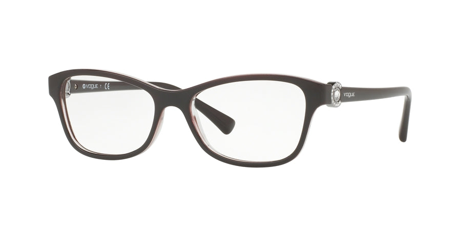 Vogue VO5002B Butterfly Eyeglasses  2485-DARK VIOLET/VIOLET TRANSP 52-16-135 - Color Map violet