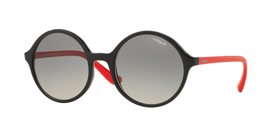 Vogue VO5036S Round Sunglasses  W44/11-BLACK 52-19-135 - Color Map black