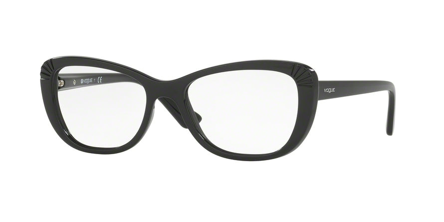 Vogue VO5049 Butterfly Eyeglasses  W44-BLACK 54-17-135 - Color Map black
